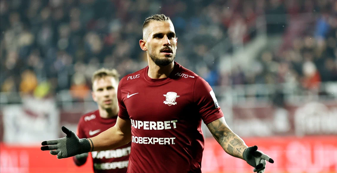 Actualul rapidist Marko Duganzic a fost adus în România de CFR Cluj. Foto Mediafax