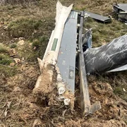 Dronă Shahed pe care rușii au integrat o rachetă aer aer R 60 Foto Serghei „Flash” Beskrestnov, social media jpg