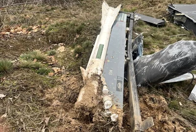 Dronă Shahed pe care rușii au integrat o rachetă aer aer R 60 Foto Serghei „Flash” Beskrestnov, social media jpg