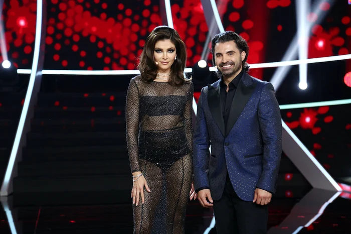 Alina Pușcaș și Pepe, în platoul show-ului „Te cunosc de undeva“