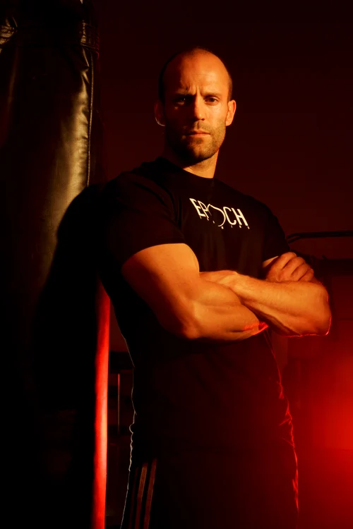 Actor Jason Statham has a lantern jaw and a scowl that would scare Clint Eastwood The action star jpeg