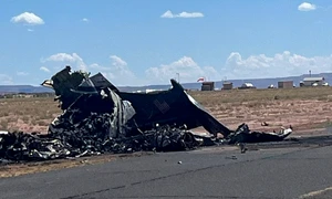 avion prabusit in  Arizona FOTO Navajo Police Department Fb jpg