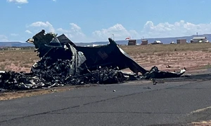 avion prabusit in  Arizona FOTO Navajo Police Department Fb jpg