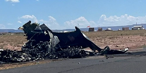 avion prabusit in  Arizona FOTO Navajo Police Department Fb jpg