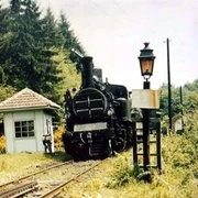 Calea ferată cu cremalieră Haţeg  Caransebeş Fotografie din anii 70 Barbu Bibel Bărbulescu Facebook