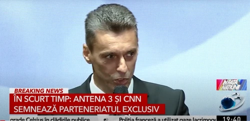 Mircea Badea a ținut un discurs la evenimentul Antena 3 FOTO Captură video/YouTube