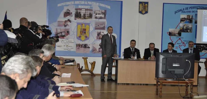 Şedinţa de bilanţ a Poliţiei de Frontieră Mehedinţi FOTO Corina Macavei