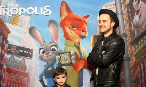 Şerban Copoţ şi a adus fiul să vadă aventurile personajelor din "Zootopolis" jpeg