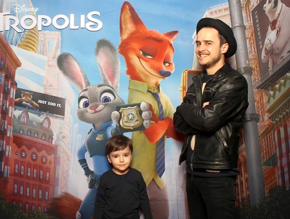 Şerban Copoţ şi-a adus fiul să vadă aventurile personajelor din "Zootopolis"