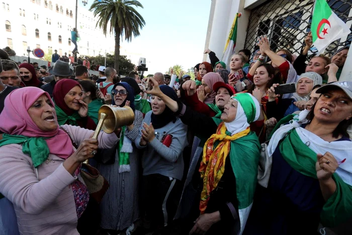 Protest în Algeria FOTO EPA-EFE