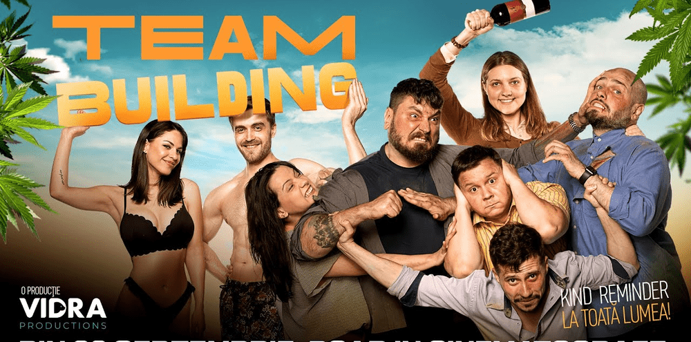 „Teambuilding“ a intrat direct pe locul 1 în top 10 filme Netflix România, chiar din prima zi