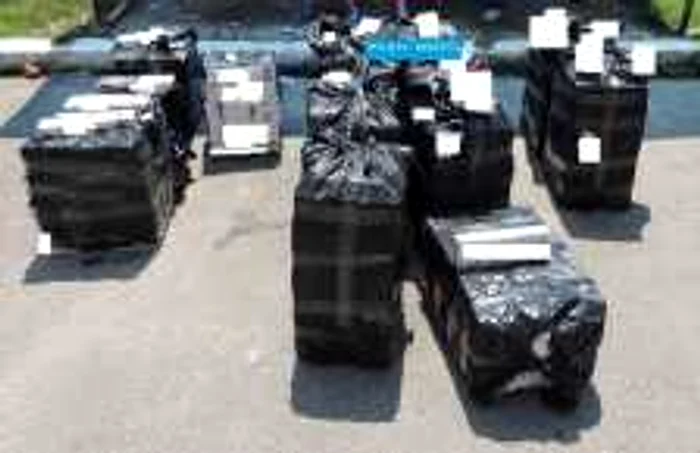 Ţigările au fost confiscate. Foto IPJ Vâlcea