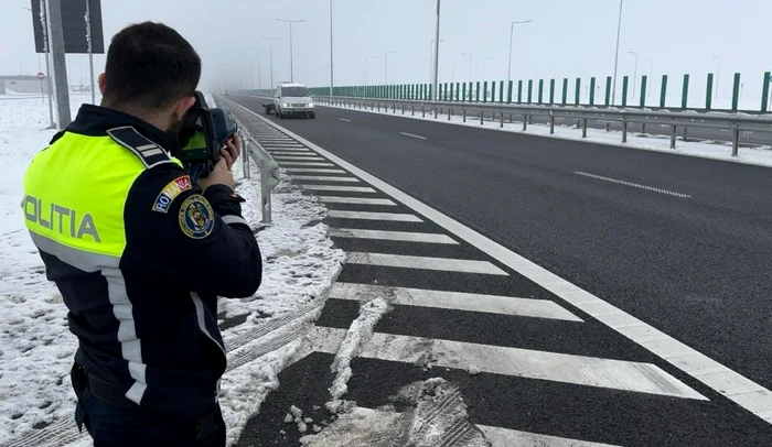 DEX 12 rămâne drumul din Olt cu cea mai mare viteză înregistrată de radar FOTO: arhiva/IPJ Olt