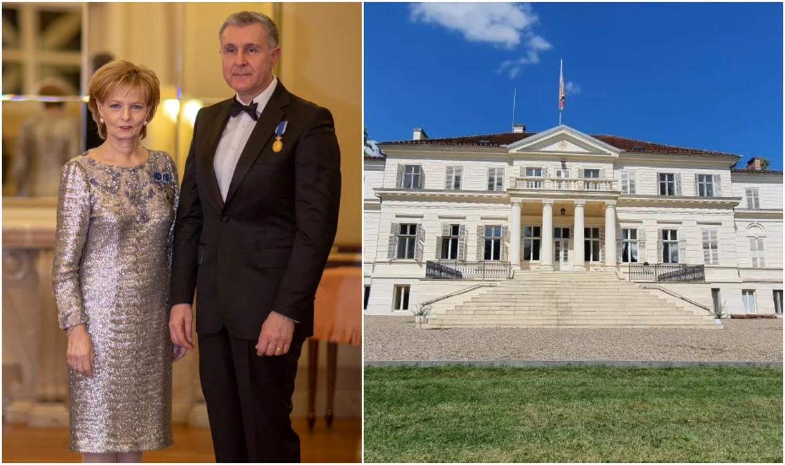 Majestatea Sa Margareta și Principele Radu la Castelul Săvârșin
