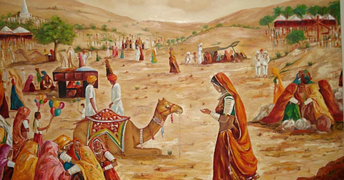 Lucrare a artistei Kiran Soni Gupta