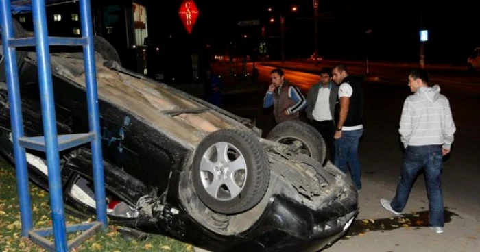 Accidentul s-a produs pe strada Gheorghe Doja