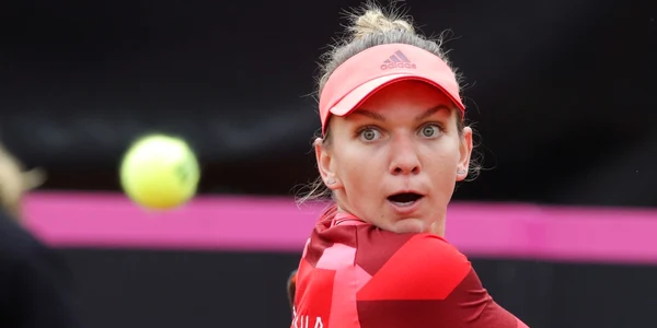Meciul de tenis dintre Simona Halep şi Johanna Konta partida din cadrul Fed Cup desfăşurată la Constanţa FOTO Inquam Photos / George Călin