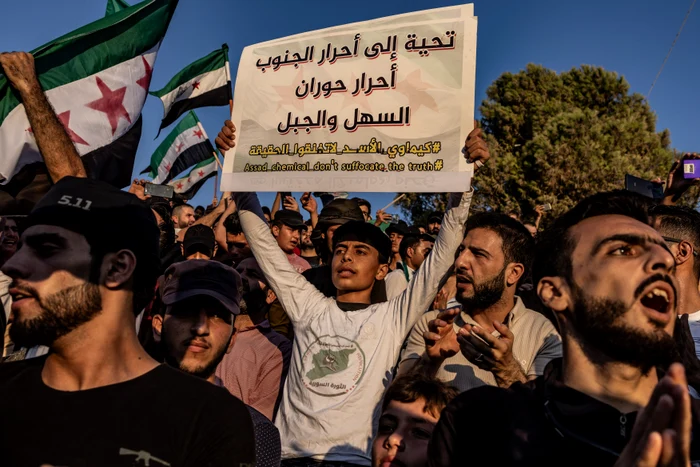 Protest antiguvernamental în Siria FOTO Profimedia
