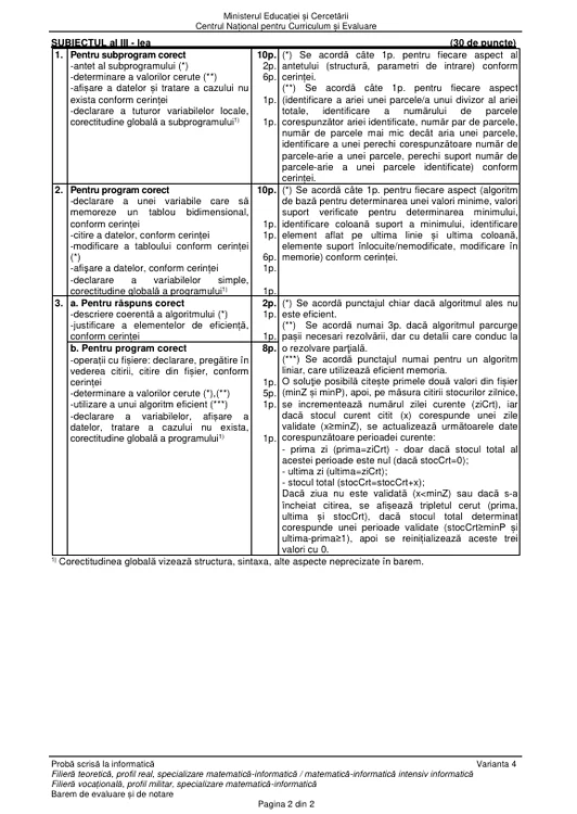 Bacalaureat 2025 - sesiunea de toamnă. Elevii au susținut proba la alegere a profilului. Subiecte și bareme de corectare 52 image