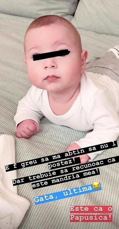Ce băiețel frumos are Cristina Ich