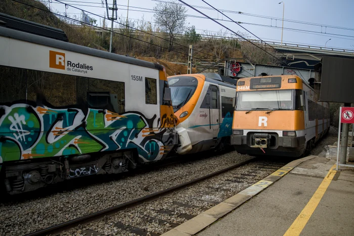 Accident tren Spania