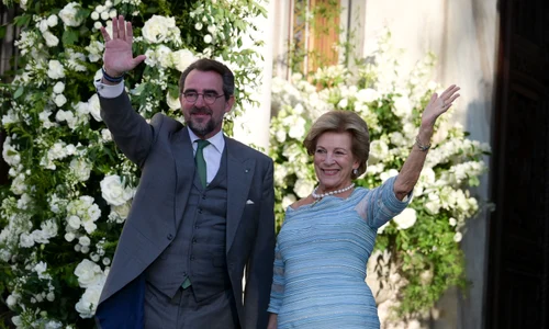 Prințul Nikolaos al Greciei și fosta regină Anne Marie a Greciei, Profimedia jpg