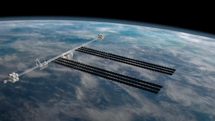 Sateliți cu panouri solare uriașe ar urma să fie adevărate centrale electrice Foto ESA