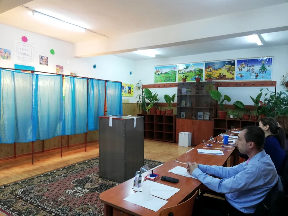 Secţie de votare din Teleorman FOTO Florina Pop