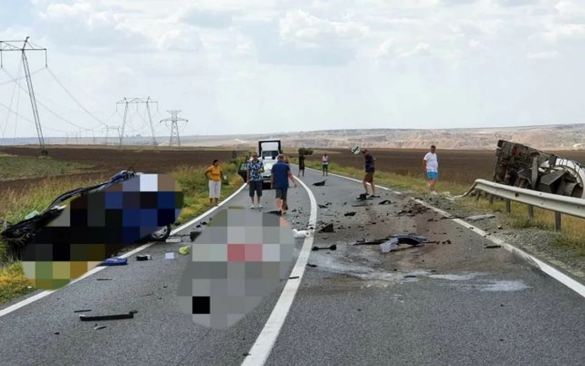 Tragedie pe drumul spre Tulcea FOTO ISU Dobrogea