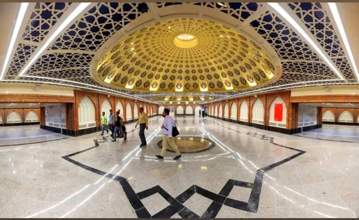 Stație de metrou în Teheran FOTO: X