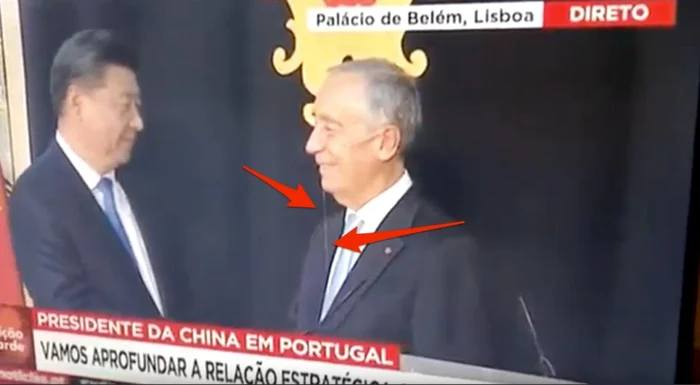 Marcelo Rebelo de Sousa salivand la intalnirea sa cu Xi Jinping FOTO Business Insider