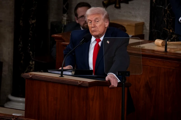 Donald Trump, discurs în Congresul SUA FOTO Profimedia