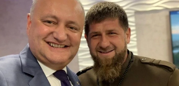 Igor Dodon si Ramzan Kadirov