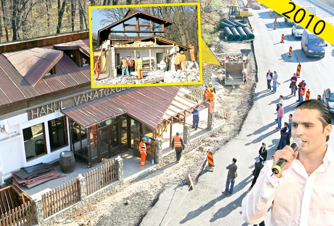 
    Cu ordinul judecătoresc  în mână muncitorii au demolat,  ieri, o parte din restaurant  