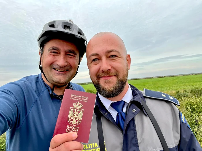 Polișiștii de frontieră au fost drăguți cu oaspeții FOTO Alexandar Rajkovici