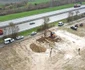 Vedere aeriană a sitului arheologic de lângă Bad Camberg (© Ferenc Kantor / Landesamt für Denkmalpflege Hessen)  