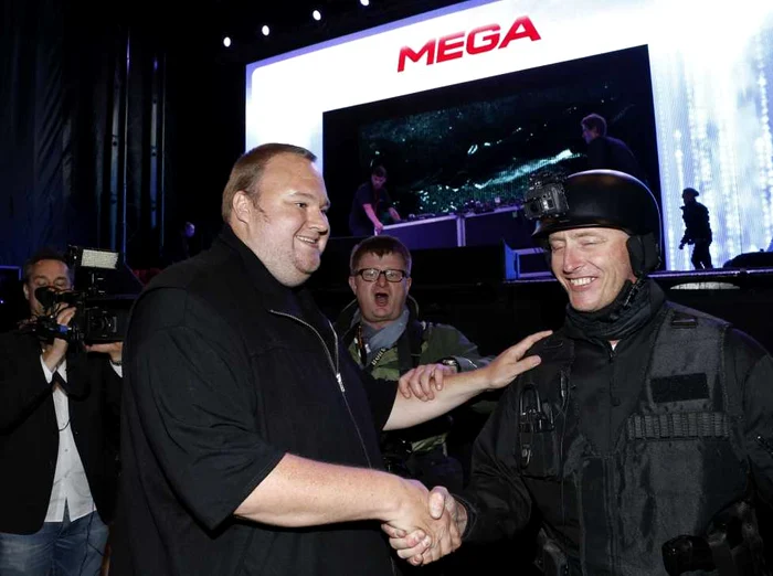 Kim Dotcom este pe valul succesului cu noul portal. FOTO Reuters