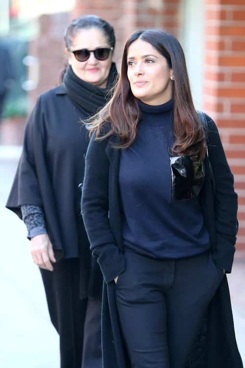 Salma Hayek alături de mama sa Diana Jiménez Medina în 2015, Profimedia