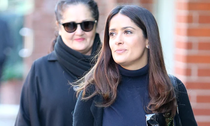 Salma Hayek alături de mama sa Diana Jiménez Medina în 2015, Profimedia jpg