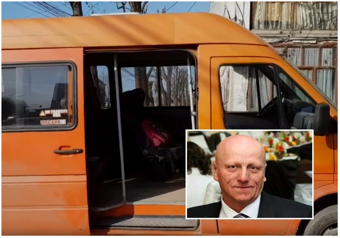 La volanul microbuzului se afla administratorul firmei de transport FOTO Facebook.com