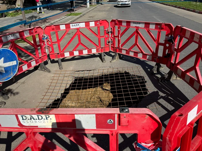 Perimetrul a fost delimitat. FOTO FB Alexandru Potor.