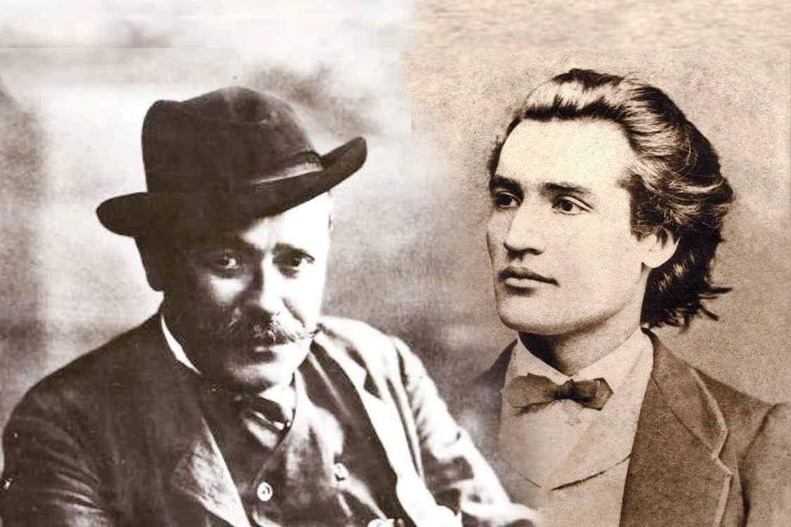 Ion Luca Caragiale și Mihai Eminescu FOTO Impact.ro