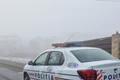 Ceață densă autospecială poliție FOTO: Facebook/MAI