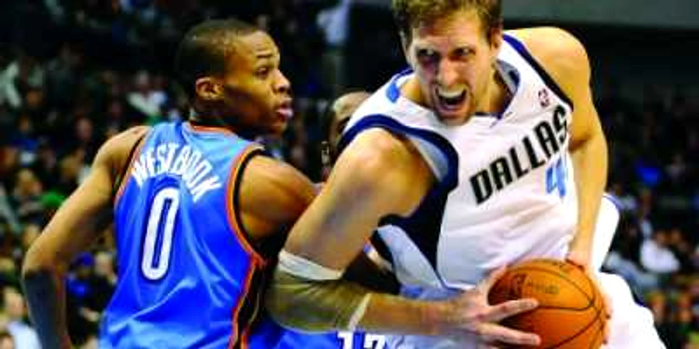 Dirk Nowitzki (dreapta) este favoritul fanilor texani