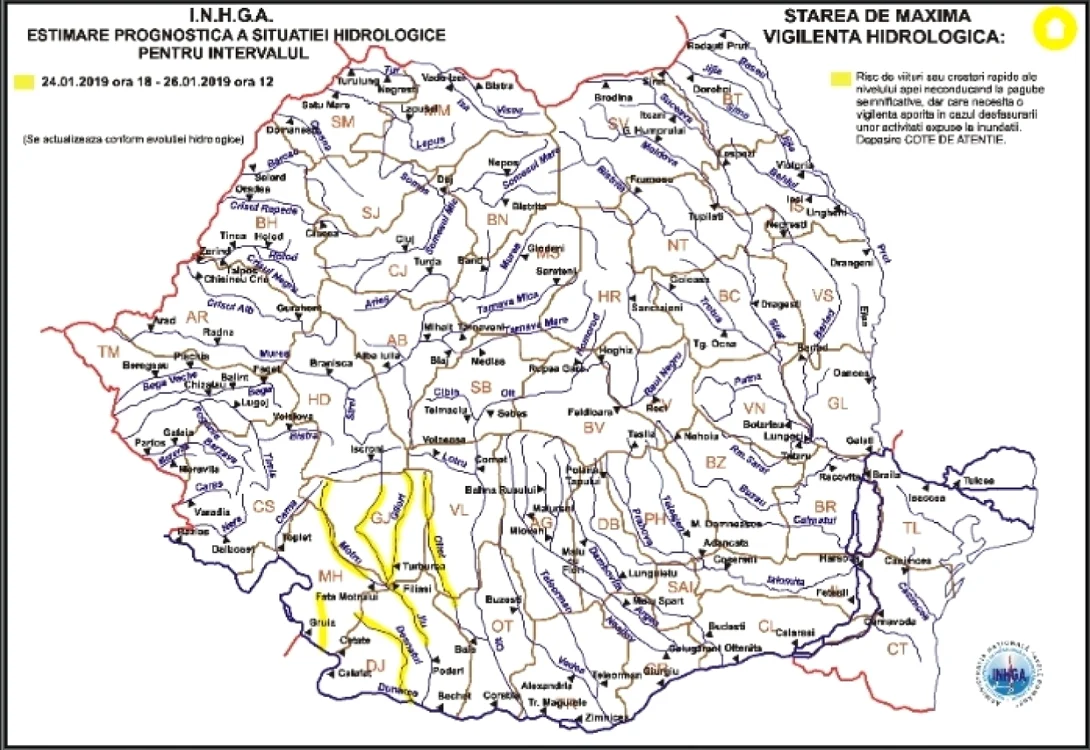 avertizare hidro