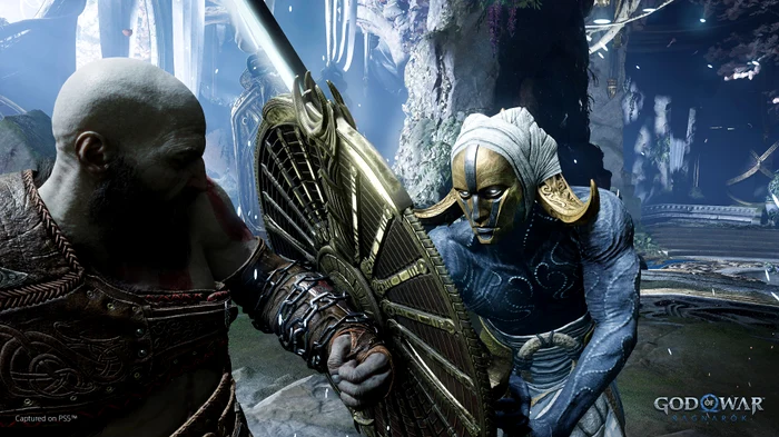 Captură din God of War.
