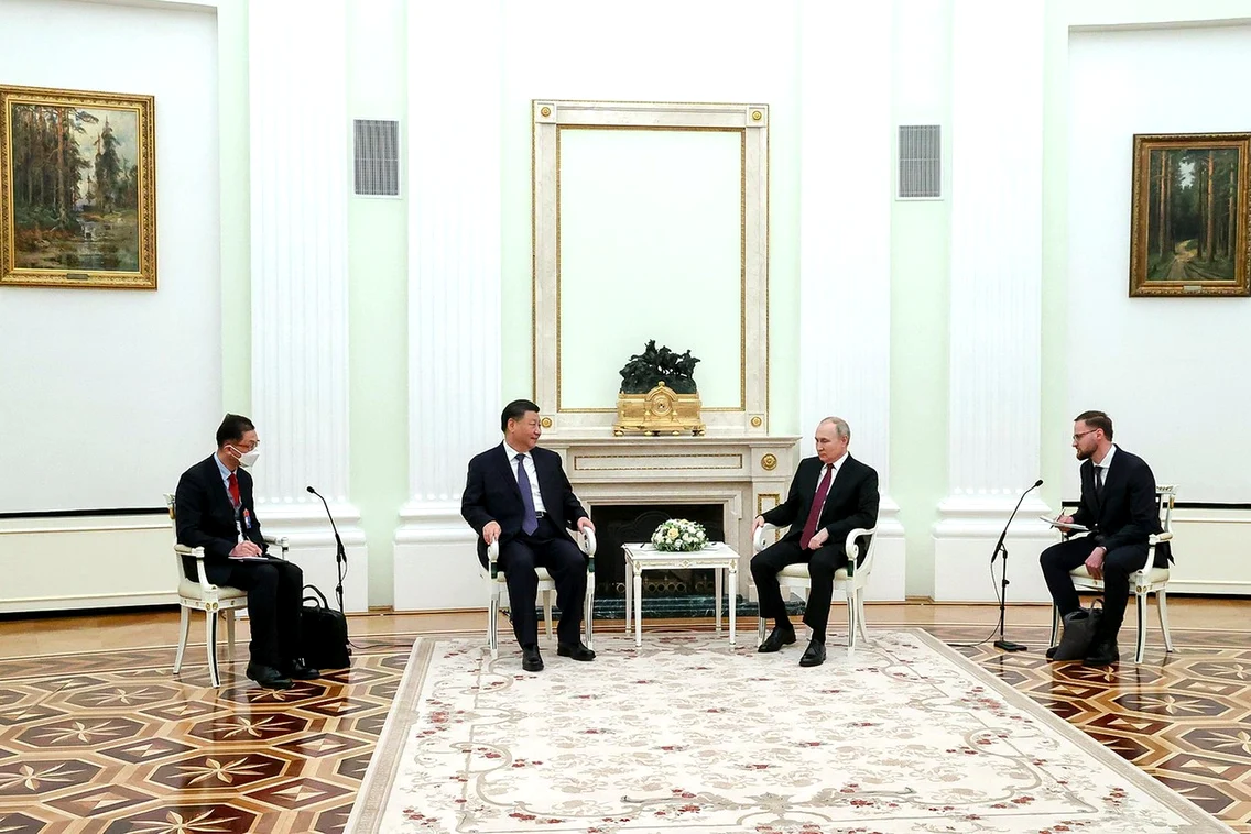 Xi Jinping, întâlnire cu Vladimir Putin FOTO Profimedia 