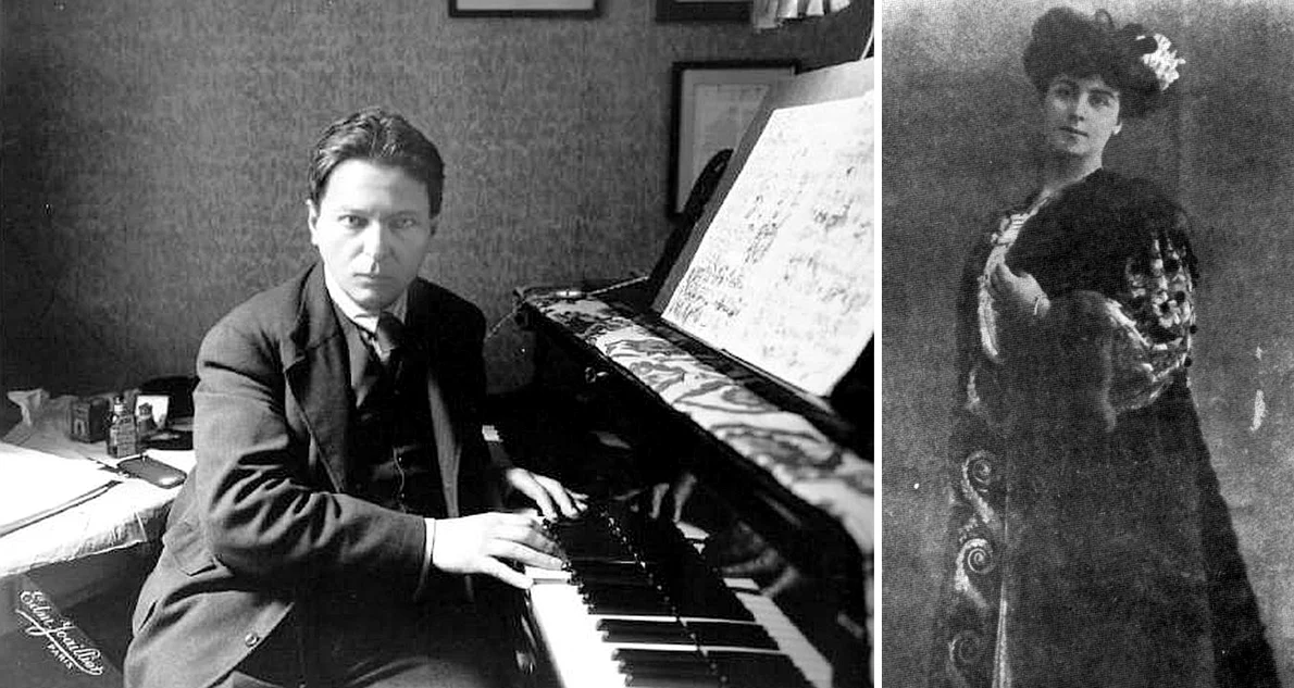 George Enescu și Maria Cantacuzino (© Wikimedia Commons)