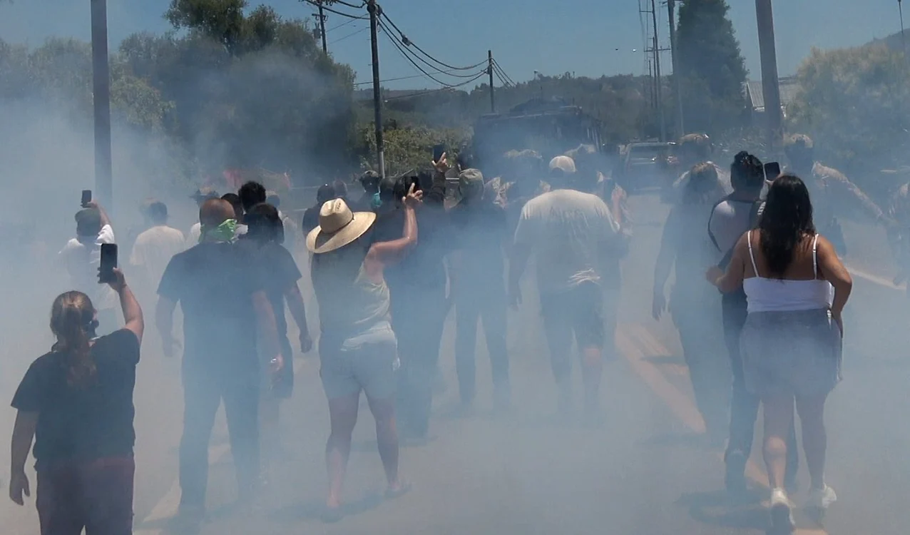 În urma raidurilor anti-imigrație din California au fost arestate 200 de persoane FOTO: X