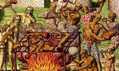 Mitul canibalului sau monştrii descoperiţi de Columb jpeg